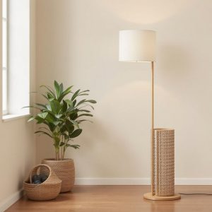 Essencora Column Shade Floor Lamp